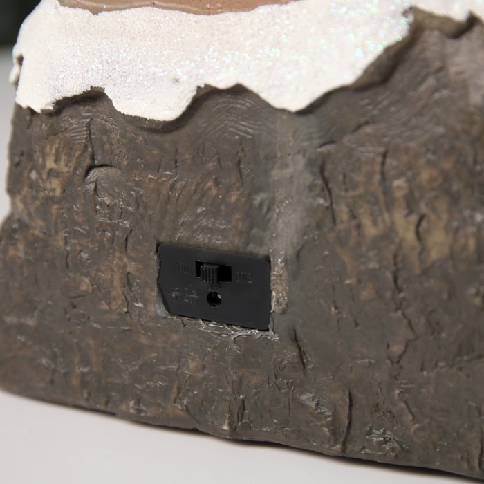 Светодиодная фигура &laquo;Новогодние магазины&raquo; 31 &times; 27 &times; 21 см, полистоун, батарейки ААх3 (не в комплекте), USB, свечение тёплый белый