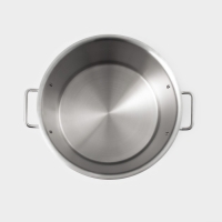 Кастрюля из нержавеющей стали Hanna Kn&ouml;vell HoReCa, 20 л, толщина 0,8 мм, 201 сталь, металлическая крышка