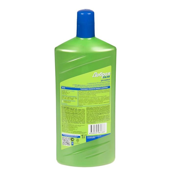 Жидкое органо-минеральное удобрение Добрая сила для хвойных, 1 л Жидкое органо-минеральное удобрение Добрая сила для хвойных, 1 л