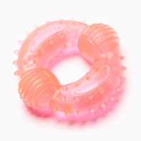 Игрушка для собак жевательная светящаяся в темноте &laquo;Шестеренка&raquo;, 8 х 7.5 см