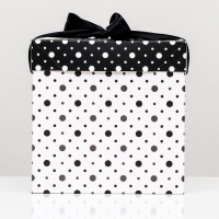 Коробка Самосборная "Горошек" 15х15х15 см Коробка Самосборная "Горошек" 15х15х15 см