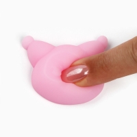 Мялка антистресс &laquo;Нахальный, но очаровательный&raquo;, розовая, 4,4 х 3,5 см