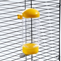 Поилка для клетки, 400 мл, 9 х 6 х 20 см, жёлтая Поилка для клетки, 400 мл, 9 х 6 х 20 см, жёлтая