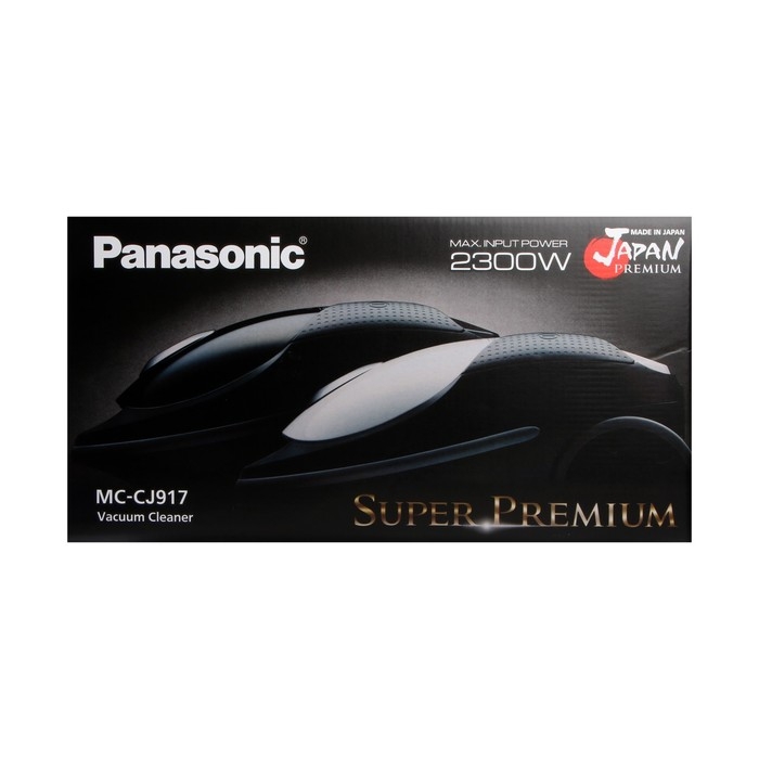 Пылесос PANASONIC MC-CJ917W, мешок, 2300 Вт, 6 л, 60 дБ, шнур 7 м, белый Пылесос PANASONIC MC-CJ917W, мешок, 2300 Вт, 6 л, 60 дБ, шнур 7 м, белый