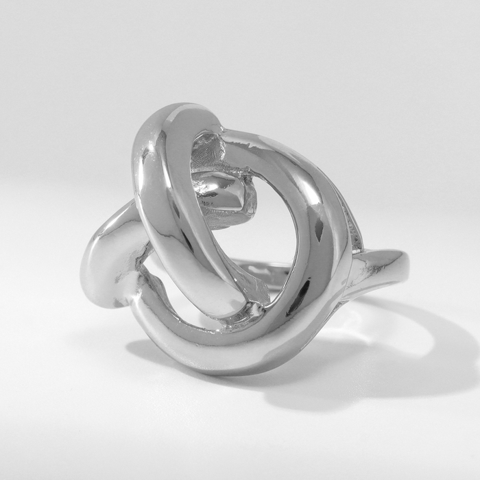 Кольцо металл «Тренд» тройной круг, цвет серебро, размер 18 Кольцо металл «Тренд» тройной круг, цвет серебро, размер 18