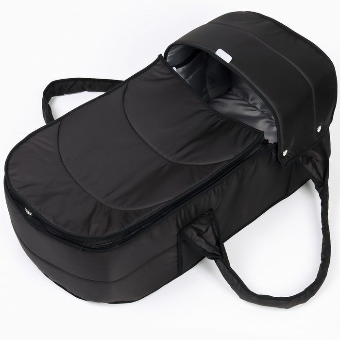 Люлька-переноска для новорожденных  &laquo;Ассорти&raquo;, цвет чёрный