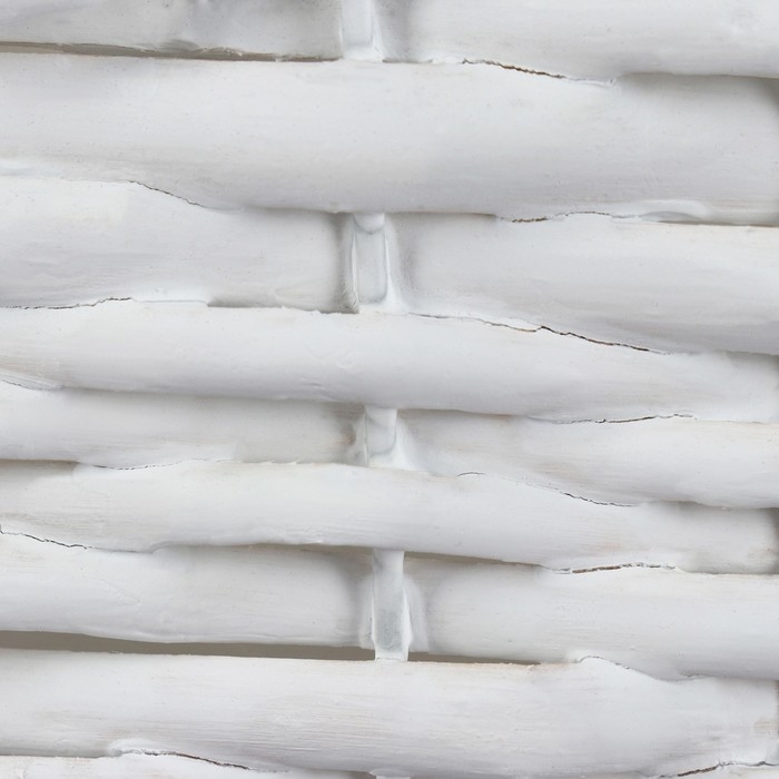 Корзина плетеная, 24 х 17/24 см, белая, ива