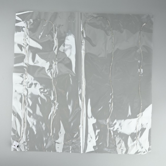 Плёнка упаковочная с гирляндой &laquo;Разноцветная&raquo;, 60 х 60 см