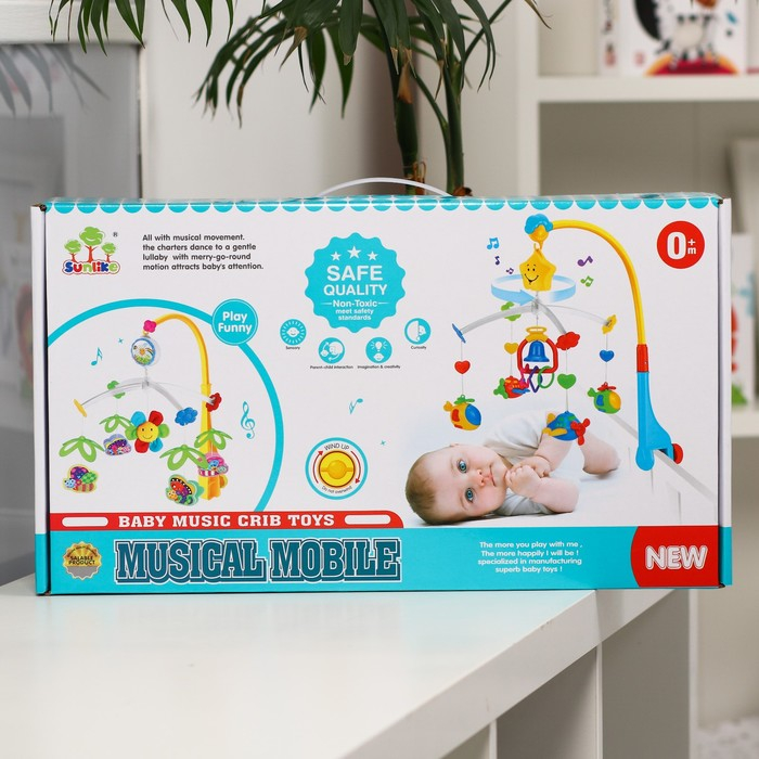 Мобиль музыкальный на кроватку &laquo;Самолетик&raquo;, заводной