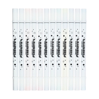 Набор маркеров 12 цветов двусторонние, кистеобр/пулевидн наконечники в пластиковом тубусе