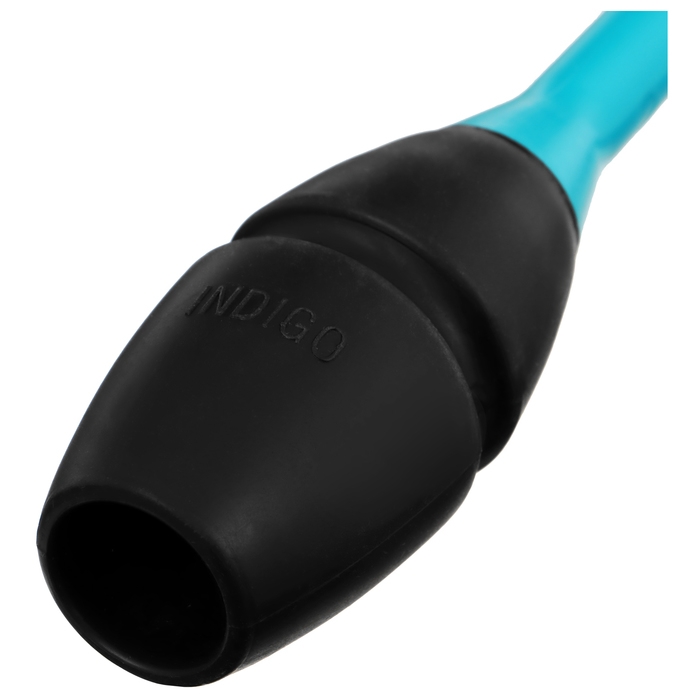 Булавы для художественной гимнастики вставляющиеся INDIGO, 41 см, цвет голубой/чёрный Булавы для художественной гимнастики вставляющиеся INDIGO, 41 см, цвет голубой/чёрный