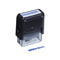 Штамп автоматический COLOP "Оплачено", 38 х 14 мм, чёрный Штамп автоматический COLOP "Оплачено", 38 х 14 мм, чёрный