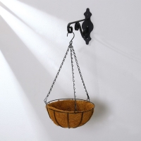 Кашпо подвесное, d = 25 см, с кокосовым вкладышем, &laquo;Полусфера&raquo;, Greengo