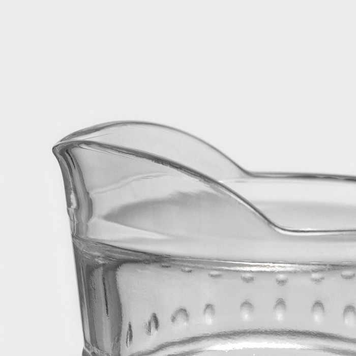 Набор для напитков из стекла &laquo;Космос&raquo;, 5 предметов: кувшин 1,9 л, 4 кружки 300/280/280/250 мл