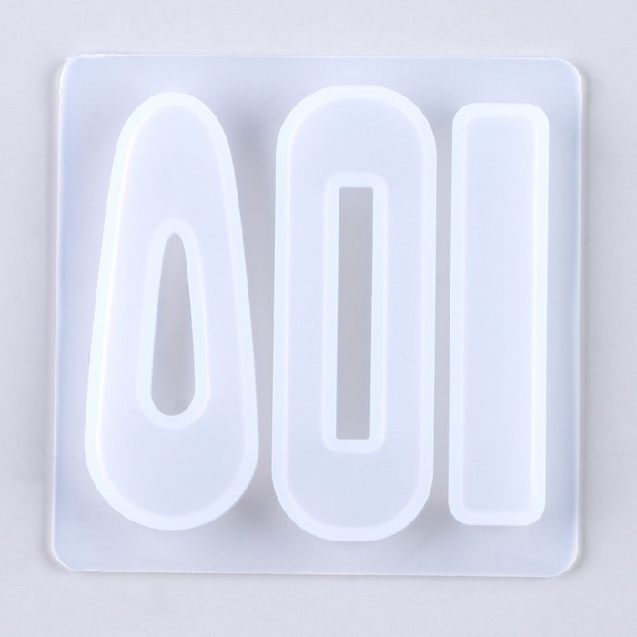 Форма силиконовая универсальная &laquo;Заколка&raquo; 3 вида заколки