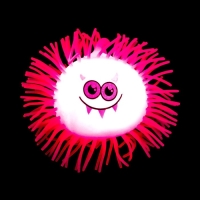 Мяч детский резиновый ёжка &laquo;Томми&raquo;, резиновый, световой, цвета МИКС