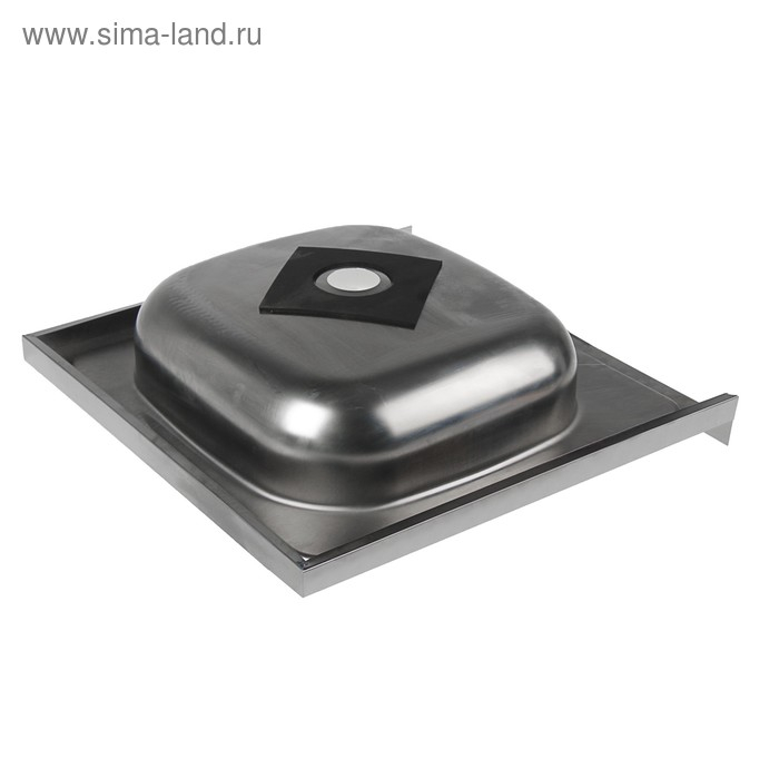 Мойка кухонная Мойка кухонная "Владикс", накладная, без сифона, 50х50 см, нержавеющая сталь 0.4 мм