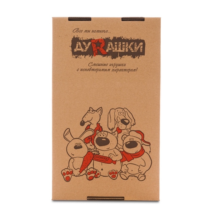 Мягкая игрушка "Волк с зайцем", 25 см MT-MRT-D04202304-25