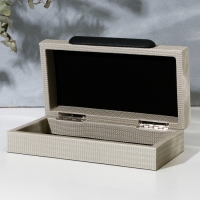 Шкатулка для украшений &laquo;Минимализм&raquo; экокожа, набор 2 шт.