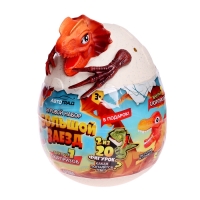 Яйцо - сюрприз &laquo;Мега. Большой заезд&raquo;, детское, 6 машинок + фигурка