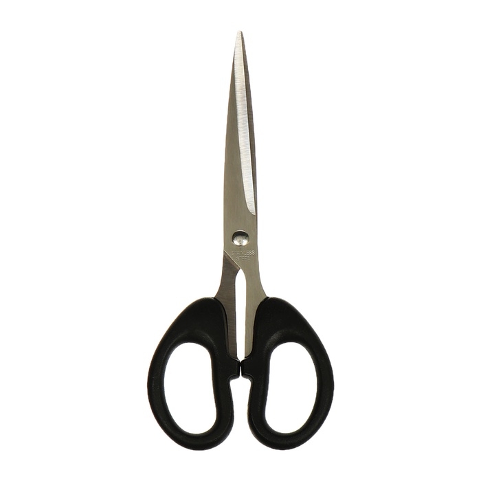 Ножницы канцелярские 15,5см Офис пластиковые ручки, европодвес