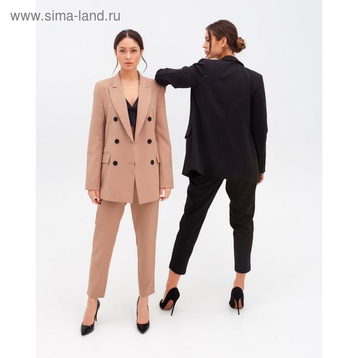 Пиджак женский двубортный MIST размер 46, цвет бежевый Пиджак женский двубортный MIST размер 46, цвет бежевый