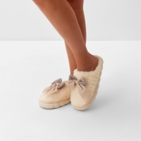 Тапочки женские, размер 36-37, молочный