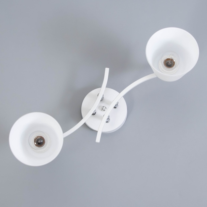 Люстра "Валенсия" 2х60Вт Е27 Белый 48х16,5х21см