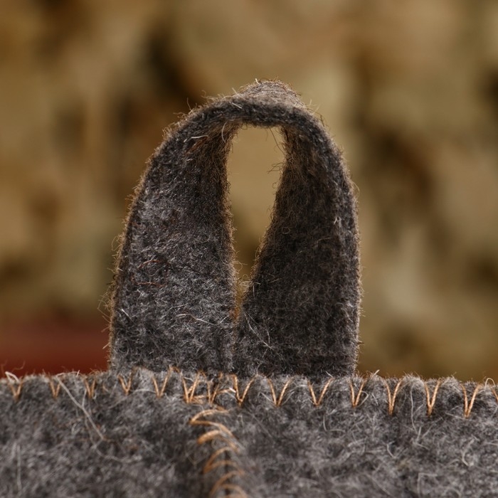 Шапка для бани Шапка для бани "Мужик, что надо" полушерсть