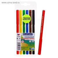 Фломастеры 6 цветов Centropen 7790 Washable, блистер, европодвес, линия 1.0 мм Фломастеры 6 цветов Centropen 7790 Washable, блистер, европодвес, линия 1.0 мм