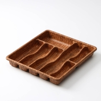 Лоток для столовых приборов &laquo;Вуди&raquo;, 36&times;31,5&times;5 см, 7 отделений