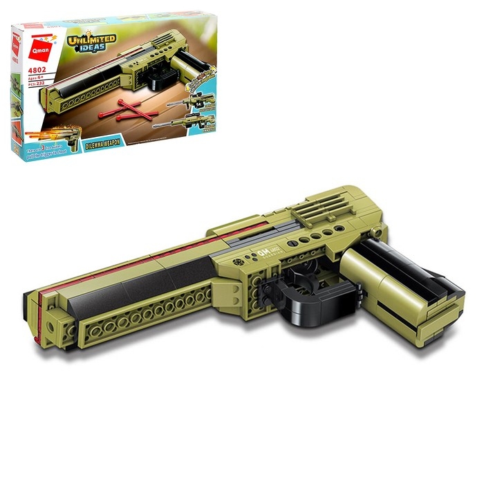 Конструктор Безграничные Идеи &laquo;Пистолет&raquo;, 3 в 1, 232 детали