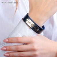 Браслет "Анти-сглаз", натуральная кожа, сталь Браслет "Анти-сглаз", натуральная кожа, сталь