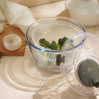 Центрифуга для сушки зелени SL Home &laquo;Оливковая роща&raquo;, 5 л, стекло, цвет оливковый