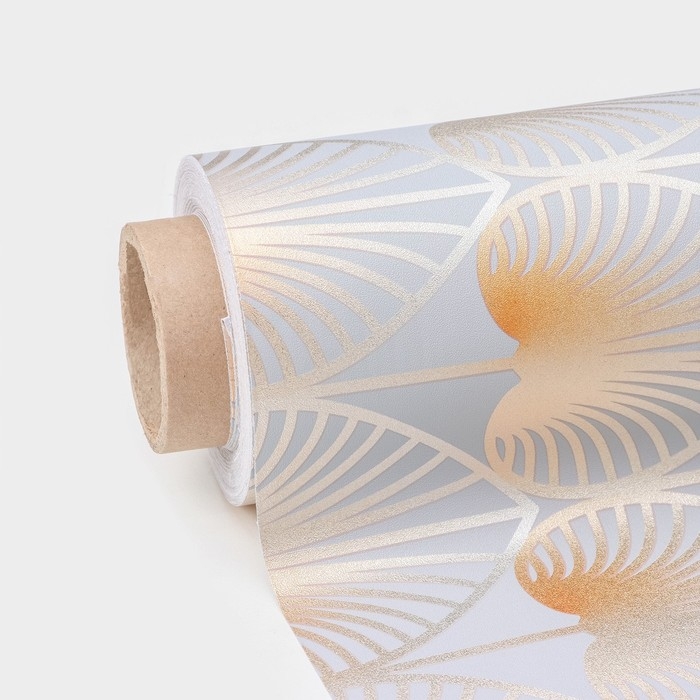 Клеёнка на стол &laquo;Роскошь&raquo;, на тканевой основе, рулон 20 метров, ширина 137 см