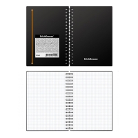 Тетрадь А6 на спирали, 80 листов в клетку, ErichKrause Accent, пластиковая обложка, на резинке, блок офсет 100% белизна, МИКС Тетрадь А6 на спирали, 80 листов в клетку, ErichKrause Accent, пластиковая обложка, на резинке, блок офсет 100% белизна, МИКС