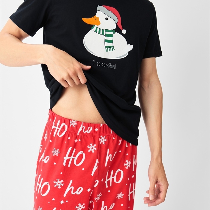 Пижама мужская KAFTAN Пижама мужская KAFTAN "С га-га годом", р.52