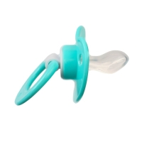 Соска-пустышка ортодонтическая, силикон, +6мес., с колпачком, цвет бирюзовый Соска-пустышка ортодонтическая, силикон, +6мес., с колпачком, цвет бирюзовый