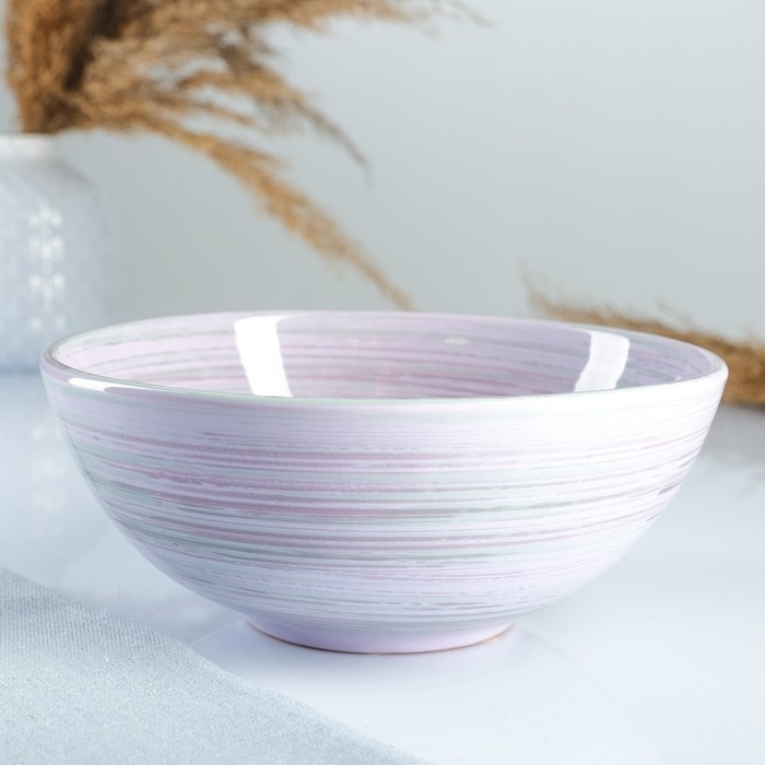 Салатник Салатник "Удачный средний" 1л / 18х7,5см, лаванда