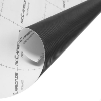 Пленка карбон 3D, самоклеящаяся, 75&times;200 см, черный