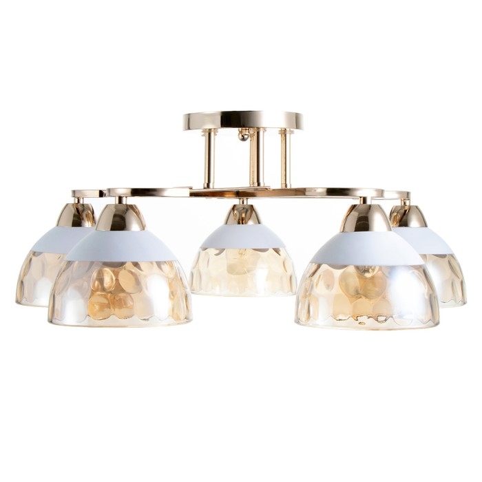 Люстра "Аквила" 5хЕ27 40Вт золото 45х15х22 см BayerLux