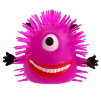 Мяч детский резиновый ёжка световой &laquo;Монстрики&raquo;, цвета МИКС , в шоубоксе