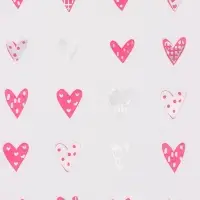 Пакет с петлевой ручкой "Сердечки" 40 х 30 х 8 см  80 мкм