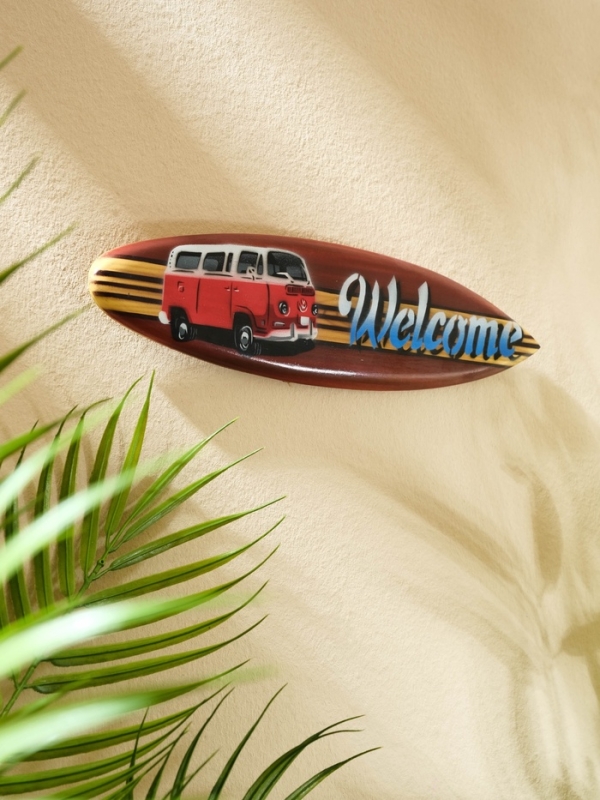 Панно Панно "Доска для сёрфа "Welcome" дерево 30х7 см