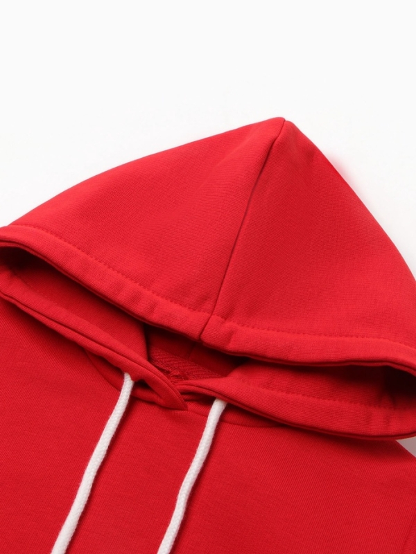 Комплект детский (худи и брюки) MINAKU, цвет красный/белый, рост 80-86 см Комплект детский (худи и брюки) MINAKU, цвет красный/белый, рост 80-86 см