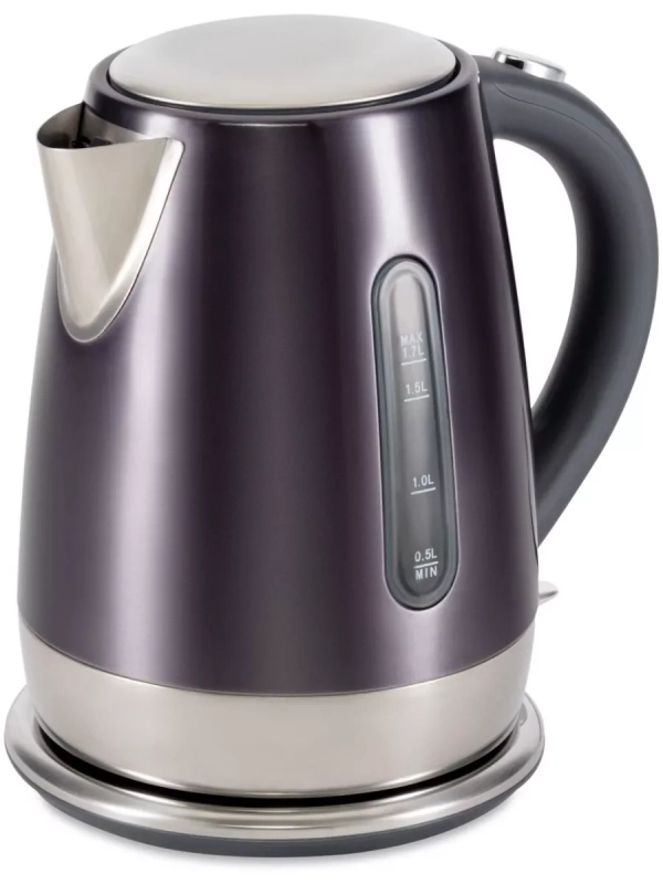 Чайник HYK-S7777 1.7л. 2200Вт графит серебристый