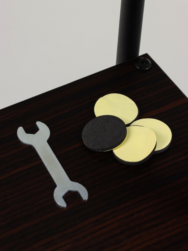 Подставка для цветов Greengo, 5 полок, 36 &times; 23 &times; 94 см, напольная, каркас металл, полки МДФ, чёрная