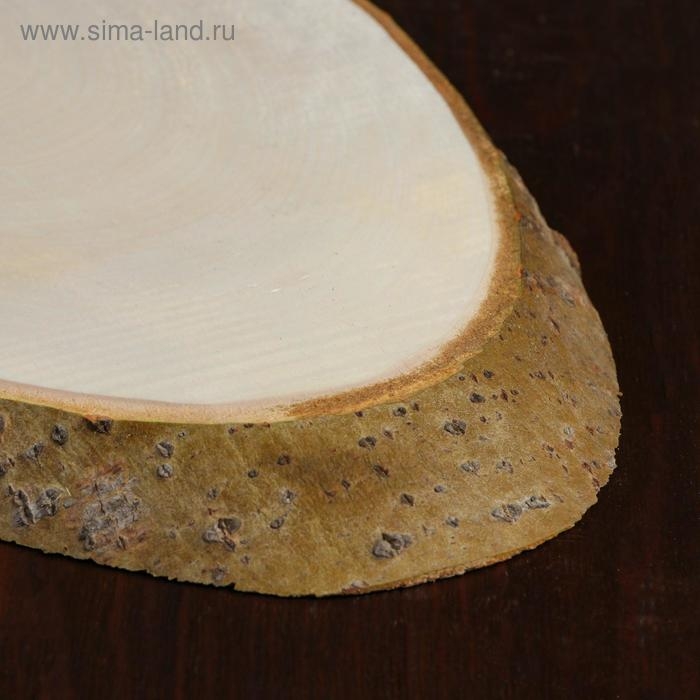 Спил осины, косой, 50х25 &plusmn;2см