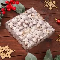 Коробка для печенья, &laquo;Новогодние игрушки&raquo;, 12&times;12&times;3, Новый год