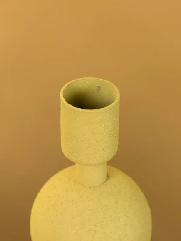 Подсвечник на 1 свечу "Олива" с 2 сферами 8,5х8,5х18 см